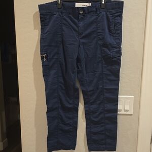 Woman's Navy Cargo Pants